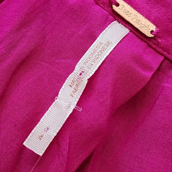 NWT Free People Gabby Party All Night Pink Shimmer Mini Dress - Picture 5 of 6